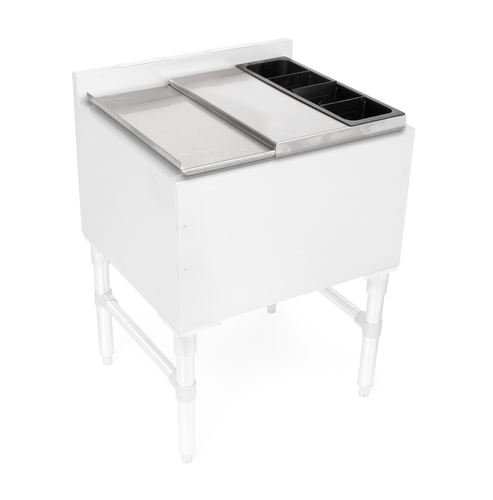 John Boos UBIBL-1836-BWH Slim-Line Underbar Ice Bin