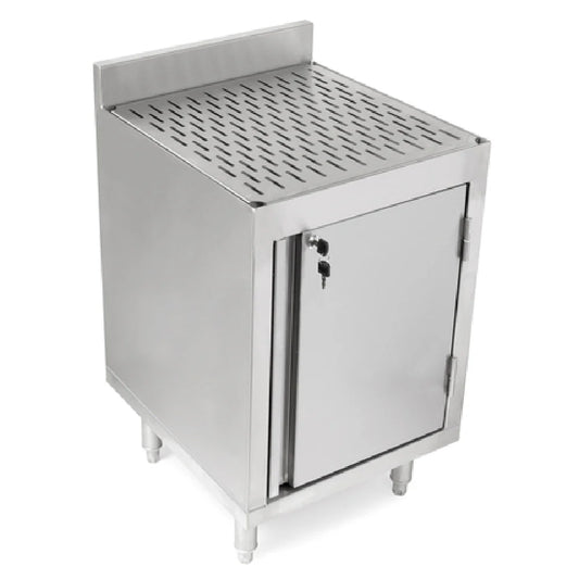 John Boos UBSC-1818-R-X 18" Freestanding Underbar Storage Cabinet with Lock